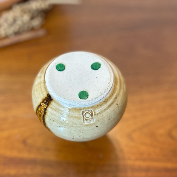 •EUC• Vintage Studio Pottery Onion Vase/Stem Vase/Bud Vase - Picture 5 of 8